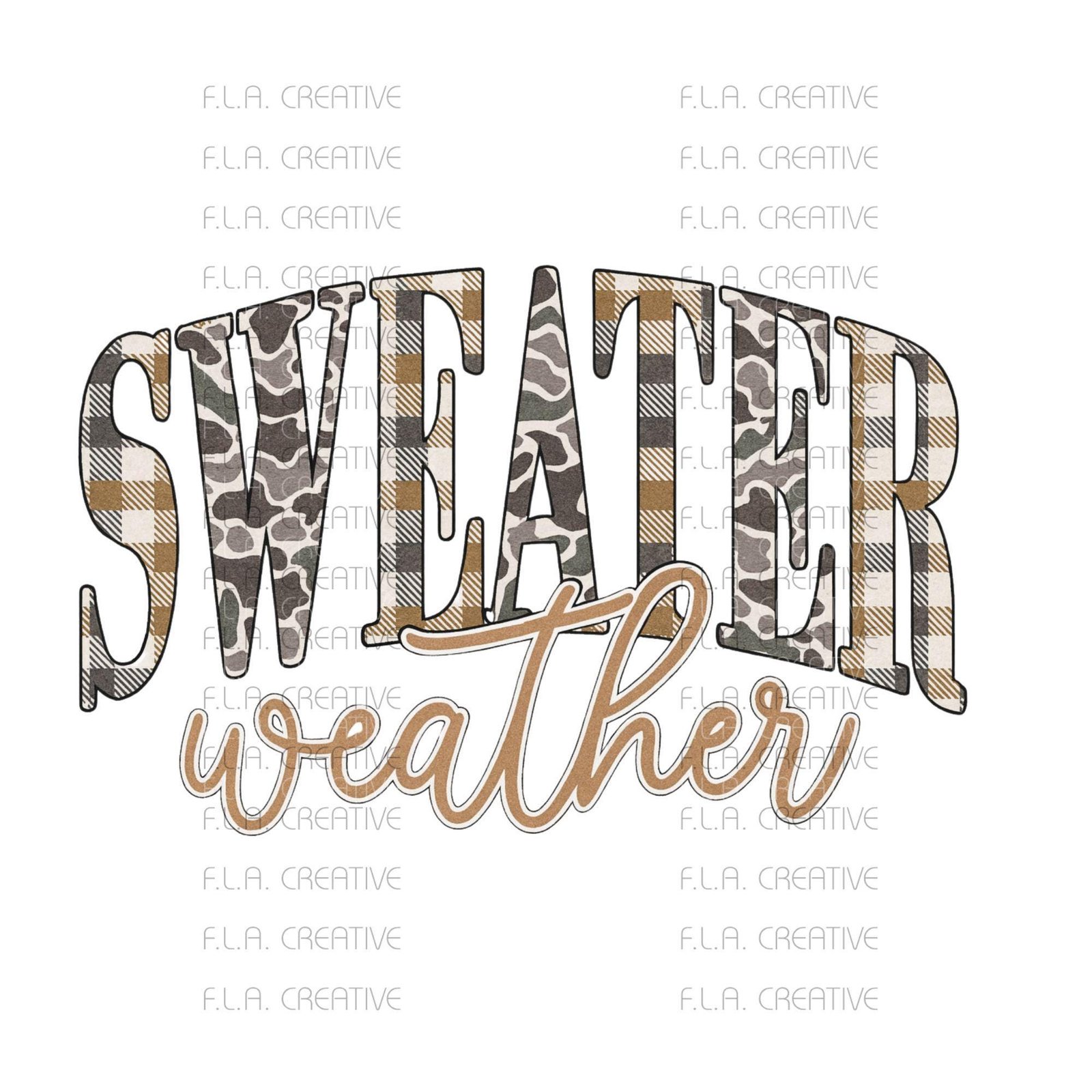 Sweater Weather PNG | Cozy Fall Design (Digital Download) - Image 2