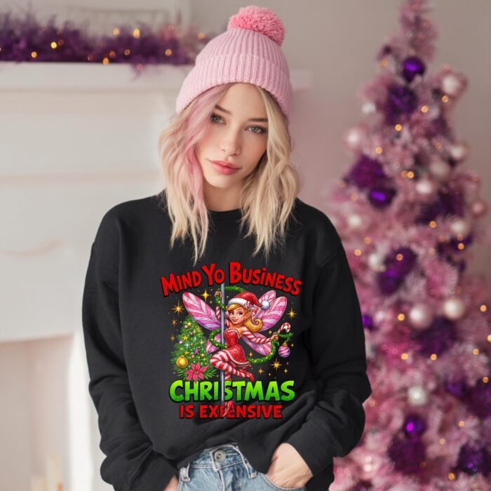 Mind Yo Business, Christmas Is Expensive Fairy Elf PNG | Holiday Humor Sarcasm Sublimation