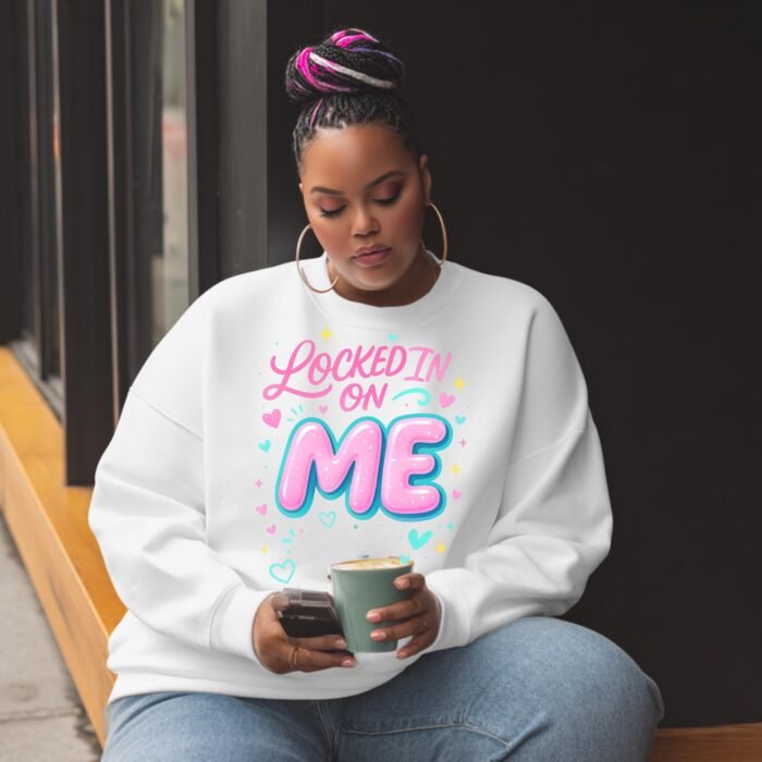 Locked In On Me PNG | Self Love Empowerment Shirt Design for DTF & Sublimation | Unisex Motivational Quote | Instant Digital Download