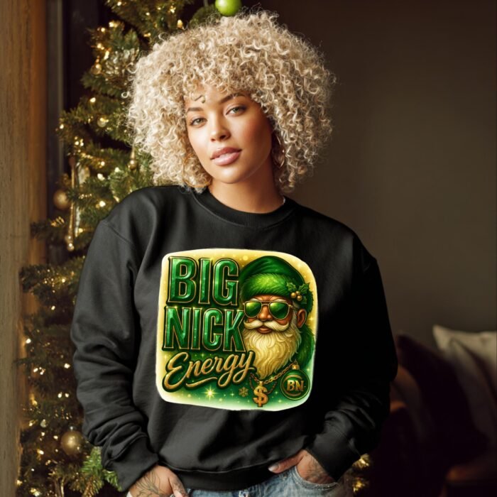 Big Nick Energy Christmas PNG | Urban Holiday Humor Sublimation Design (Instant Dowload)