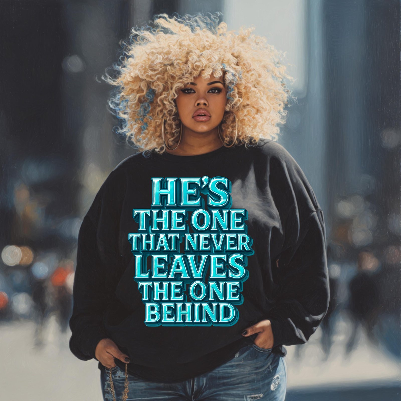 Christian PNG “He’s the One” Bible Verse Inspired Shirt Design | Faith Sublimation Art for DTF & Print | Instant Digital Download File