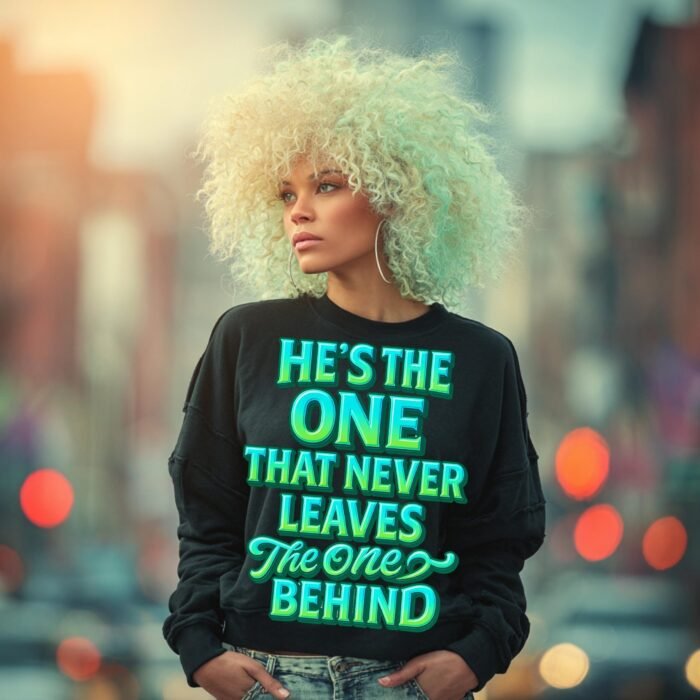Christian PNG “He’s the One” Bible Verse Inspired Shirt Design | Faith Sublimation Art for DTF & Print | Instant Digital Download File