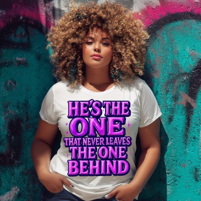 Christian PNG “He’s the One” Bible Verse Inspired Shirt Design | Faith Sublimation Art for DTF & Print | Instant Digital Download File