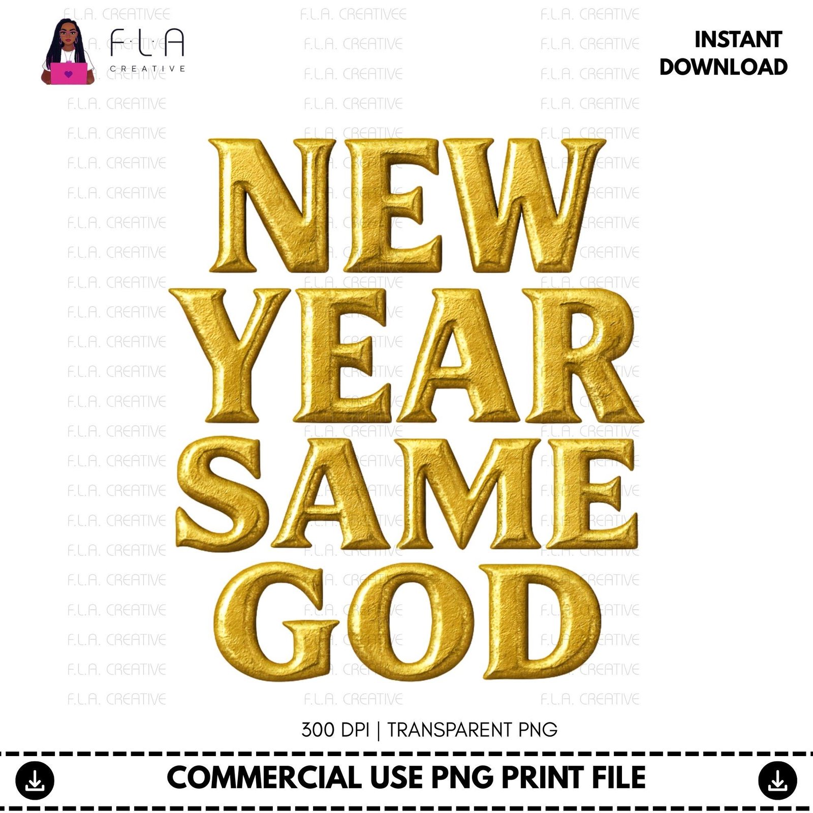 New Year Same God PNG, Christian New Year Shirt Design, Faith Quote Graphic, Religious Sublimation, DTF Print File, Instant Digital Download - Image 2