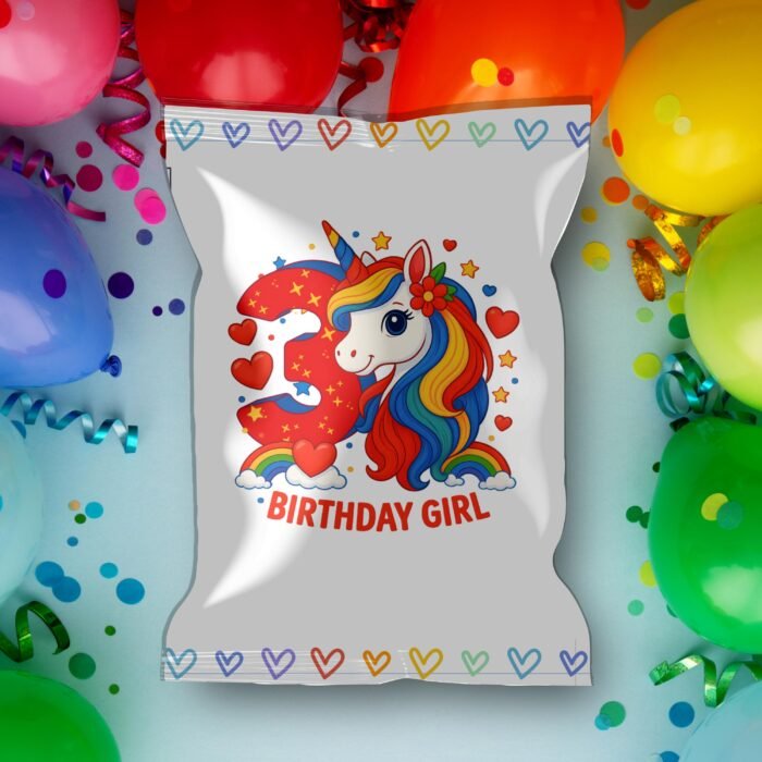 4th Birthday Girl Unicorn PNG – Sublimation Design – Rainbow Birthday Shirt PNG – Digital Download – Unicorn Birthday Clipart - Image 6