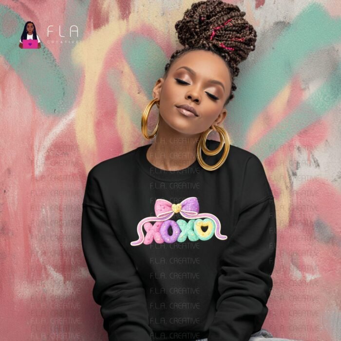 XOXO Pastel Cookie Valentine's PNG (Instant Download)