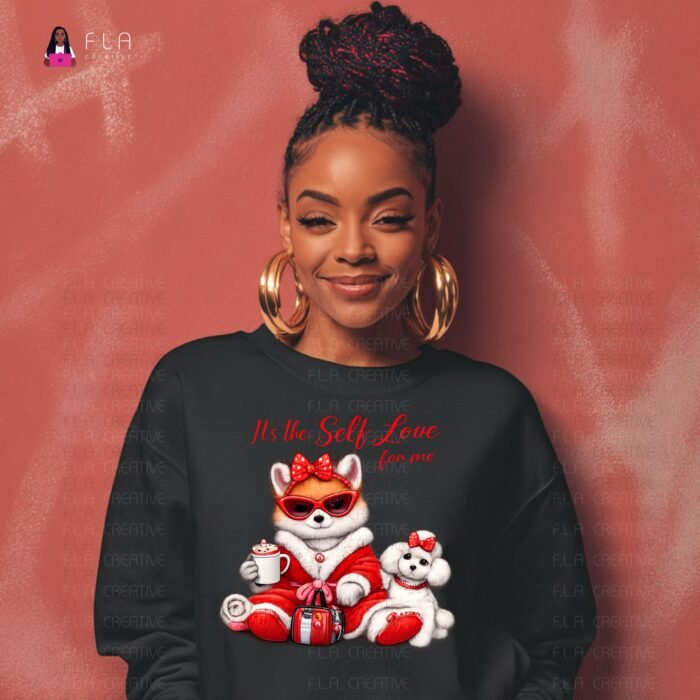 Alternative view of Valentine's Day Self Love Fox PNG, Cute Valentines Sublimation ( Instant Digital Download )