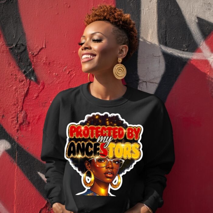 Alternative view of Protected By My Ancestors: Afrocentric Melanin Art (Instant Download)