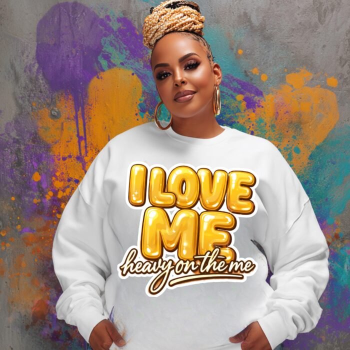 I Love Me Quote PNG: Bold Retro Bubble Style (Instant Download)