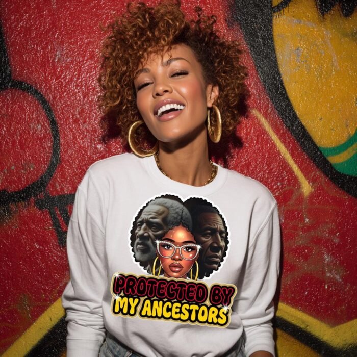 Protected By My Ancestors: Afrocentric Melanin Art (Instant PNG)