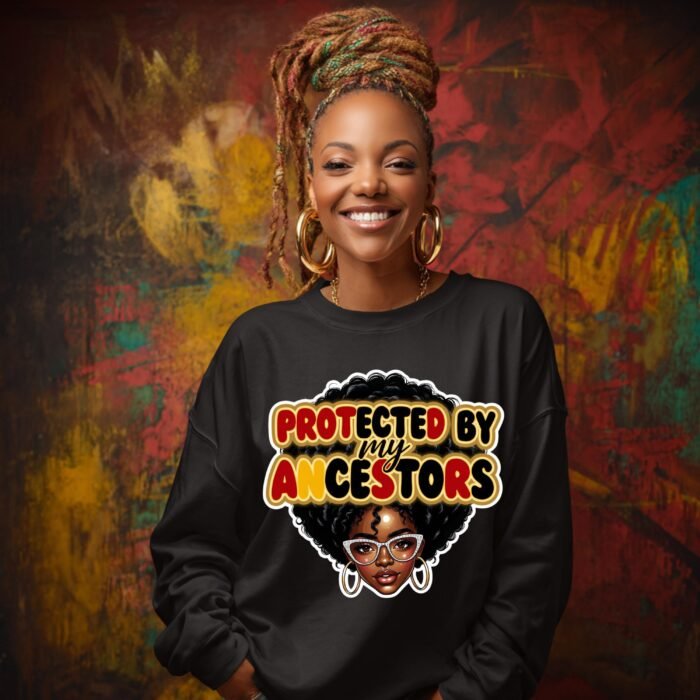 Alternative view of Protected By My Ancestors: Afrocentric Melanin Art  (Instant Download)