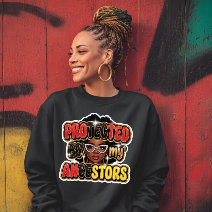 Alternative view of Protected By My Ancestors: Afrocentric Melanin Art  (Instant Download)